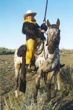 Riding Appaloosa