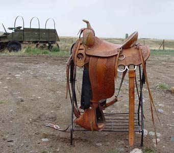 Ericksen Saddles at the DJ Bar Ranch